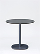 Bistrotisch 70 x 70 cm, Höhe 73 cm
Tischplatte Compact-Schichtstoff weiß, Kern schwarz
Tischsäule/Tellerfuß pulverbeschichtet weiß