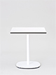 Bistrotisch 70 x 70 cm, Höhe 73 cm
Tischplatte Compact-Schichtstoff anthrazit, Kern schwarz
Tischsäule/Tellerfuß pulverbeschichtet anthrazit