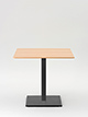 Einsäulentisch 80 x 80 cm, Höhe 73 cm
Tischplatte Compact-Schichtstoff weiß, Kern weiß
Tischsäule/Tellerfuß pulverbeschichtet weiß