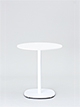 Bistrotisch 60 x 60 cm, Höhe 73 cm
Tischplatte Compact-Schichtstoff weiß, Kern schwarz
Tischsäule/Tellerfuß pulverbeschichtet weiß