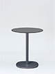 Bistrotisch Ø 65 cm, Höhe 73 cm
Tischplatte Compact-Schichtstoff anthrazit, Kern schwarz
Tischsäule/Tellerfuß pulverbeschichtet anthrazit