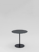 Beistelltisch Ø 45 cm, Höhe 45 cm
Tischplatte Compact-Schichtstoff schwarz, Kern schwarz
Tischsäule/Tellerfuß pulverbeschichtet schwarz