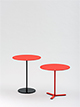 Beistelltisch Ø 45 cm, Höhe 45 cm
Tischplatte Compact-Schichtstoff rot, Kern rot
Tischsäule/Kreuzfuß pulverbeschichtet rot
Beistelltisch Ø 45 cm, Höhe 55 cm
Tischplatte Compact-Schichtstoff rot, Kern rot
Tischsäule/Tellerfuß pulverbeschichtet schwarz