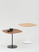 Beistelltisch 50 x 50 cm, Höhe 45 cm
Tischplatte MDF furniert, American Nussbaum
Tischsäule/Tellerfuß pulverbeschichtet schwarz
Beistelltisch 50 x 50 cm, Höhe 55 cm
Tischplatte MDF furniert, Eiche natur
Tischsäule/Tellerfuß pulverbeschichtet weiß