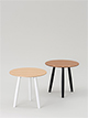 Beistelltisch Ø 45 cm, Höhe 42 cm
Tischplatte MDF furniert, Eiche natur
Tischbeine Massivholz lackiert, weiß
Beistelltisch Ø 45 cm, Höhe 42 cm
Tischplatte MDF furniert, American Nussbaum
Tischbeine Massivholz lackiert, schwarz