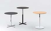 Beistelltisch Ø 55 cm, Höhe 53-78 cm
Tischplatte Massivholz Eiche natur
Tellerfuß und Tischsäule pulverbeschichtet weiß
Beistelltisch Ø 55 cm, Höhe 53-78 cm
Tischplatte Compact-Schichtstoff FENIX NTM® schwarz, Kern schwarz
Kreuzfuß und Tischsäule verchromt
Beistelltisch Ø 55 cm, Höhe 53-78 cm
Tischplatte Massivholz American Nussbaum
Kreuzfuß und Tischsäule pulverbeschichtet schwarz